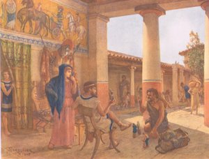 मैकमिलन स्कूल के पोस्टर, c.1950-60 से ग्रीस में घरेलू जीवन द्वारा अमेदी फॉरेस्टियर